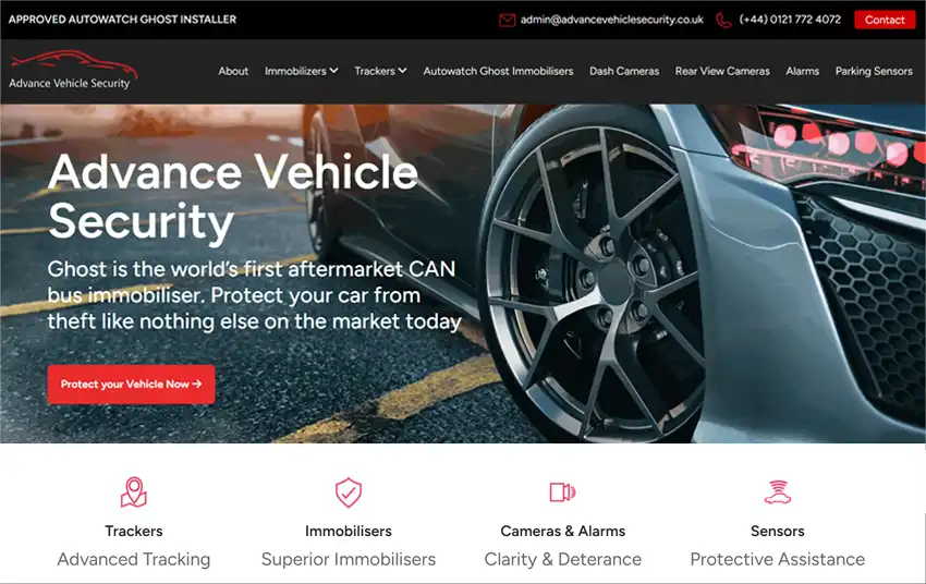 Advance Vehicle Security لحماية المركبات