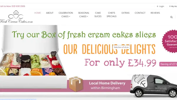 fresh cream cakes